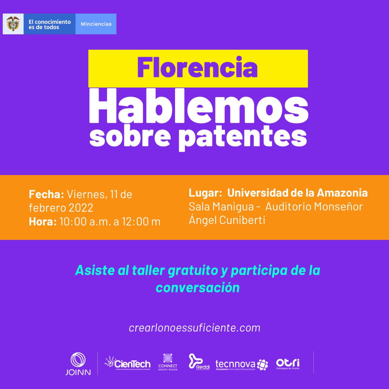 Florencia «Hablemos sobre patentes»